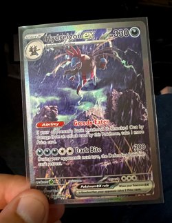 Hydreigon ex 169/086 Holo Special Illustration Rare White Flare Pokemon NM - Image 1