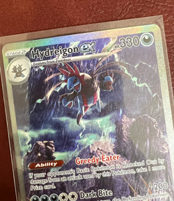 Hydreigon ex 169/086 Holo Special Illustration Rare White Flare Pokemon NM - Image 4