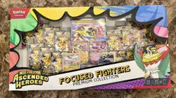 New Pokemon Ascended Heroes Focused Fighters Premium Collection Sealed IN HAND - Image 1