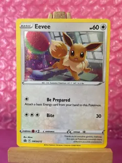 Eevee SWSH212 Holo Promo Sword & Shield Promo Pokemon NM - Image 1