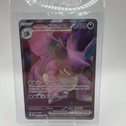 Pokemon TCG Team Rockets Nidoking EX 216/182 Destined Rivals - Image 1