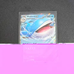Pokemon TCG Pitch Black 016/084 Wailord Ex Double Rare Near Mint Pack Fresh - Image 1
