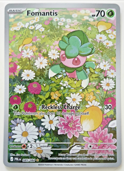Fomantis 085/084 Illustration Rare - Pitch Black PBL - Pokemon English - Image 1