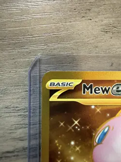 Mew ex 205/165 Hyper Rare Gold Holo, Scarlet & Violet 151, Pokemon TCG, NM - Image 2