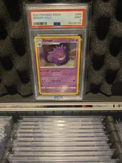 2020 Pokemon Sword & Shield Gengar-Holo PSA 9 - Image 1