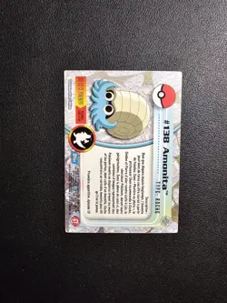 Carte Pokemon Amonita 138 TOPPS Serie 2 Francais - Image 2