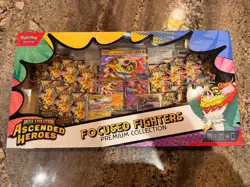 Pokemon TCG Ascended Heroes Focused Fighters Premium Collection Sealed IN HAND - Image 1