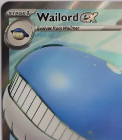 Pokemon TCG Pitch Black 097/084 Wailord EX UR Ultra Rare Mint Pack Fresh - Image 5