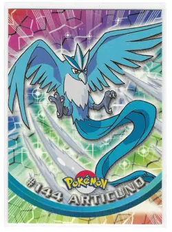 Articuno 144 - Topps Blue Logo Pokemon TV Animation Series Edition NM - Image 1