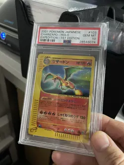 2001 POKEMON JAPANESE CHARIZARD EXPEDITION 1ST EDITION HOLO #103 PSA 10 GEM MINT - Image 3