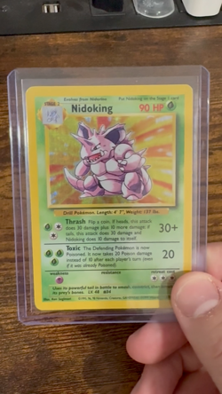 Nidoking 011/102 Base Set Holo Incl Nidorino + Nidoran M Base + Legendary - Image 2