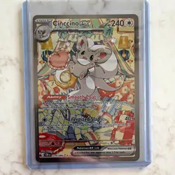 Cinccino ex 119/086 Crown Zenith Full Art Holo Ultra Rare 240 HP EN 2024 - Image 1