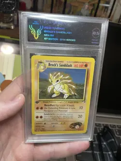 Pokemon TCG Brocks SANDSLASH Heroes 23/132 Regular 1st Edition Common TCG 8.5! - Image 5