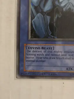Konami Yu-Gi-Oh! Obelisk the Tormentor GBI-002 Secret Rare Foil EN 4000/4000 - Image 4
