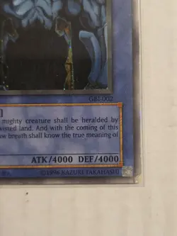 Konami Yu-Gi-Oh! Obelisk the Tormentor GBI-002 Secret Rare Foil EN 4000/4000 - Image 5