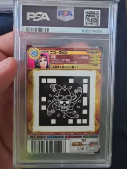 2011 One Piece AR Carddass 03 JP Nico Robin #22 PSA 9 - Image 2