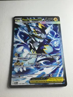 Pokemon Mega Zeraora ex 114/084 SIR ME05 Pitch Black English NM - Image 1