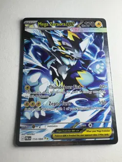 Pokemon Mega Zeraora ex 114/084 SIR ME05 Pitch Black English NM - Image 2
