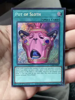 Pot Of Sloth CORI-EN061 SECRET RARE 1st Edit NM! FREE SHIPPING! +Bonus Cards! - Image 1