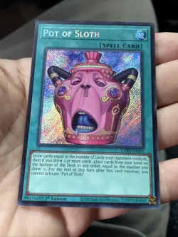 Pot Of Sloth CORI-EN061 SECRET RARE 1st Edit NM! FREE SHIPPING! +Bonus Cards! - Image 3
