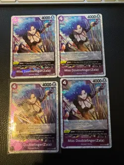 OP05-073 Miss Doublefinger (Zala) Jolly Roger Foil x4Playset One Piece Card Game - Image 1