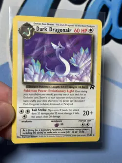 DARK DRAGONAIR 33/82 TEAM ROCKET UNCOMMON POKEMON CARD TCG VINTAGE WOTC 2000 MP - Image 2
