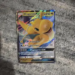 Pokemon Card - Dragonite GX Dragon Majesty 37/70 Holo GX Rare - Image 1