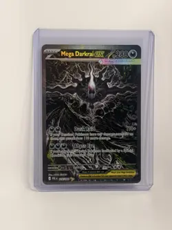 Mega Darkrai EX SIR Holo 116/084 Pitch Black English Pokemon Card - Image 1