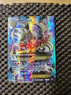 Pokemon TCG M Mewtwo EX 159/162 & Mewtwo GX 72/73 Rare Full Art Holo Lot - NM - Image 2