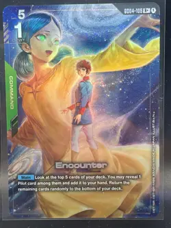 Gundam Card Game - GD04 Phantom Aria GD04-105 R+ Alt Art - Image 1