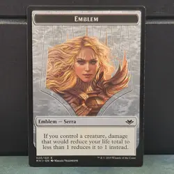 Serra Emblem 020/021 Bird 003/021 Token Modern Horizons Card Game Near Mint MTG - Image 2