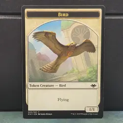 Serra Emblem 020/021 Bird 003/021 Token Modern Horizons Card Game Near Mint MTG - Image 3