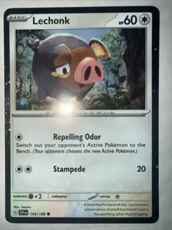 Lechonk - (Cosmo Holo) 154/198 Miscellaneous Cards & Products Holo - Image 1
