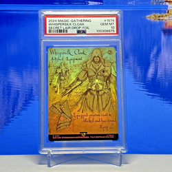 PSA 10 FOIL Whispersilk Cloak MtG Assassins Creed DaVinci #1574 Secret Lair 2024 - Image 1