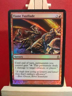 Flame Fusillade FOIL - Ravnica: City of Guilds - Rare - Excellent/LP - MTG - Image 1