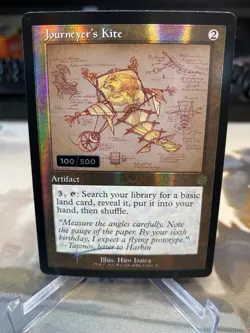 MTG: Journeyer's Kite SERIALIZED 100/500 Retro Schematic Foil Brothers' War - Image 2