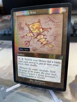 MTG: Journeyer's Kite SERIALIZED 100/500 Retro Schematic Foil Brothers' War - Image 4