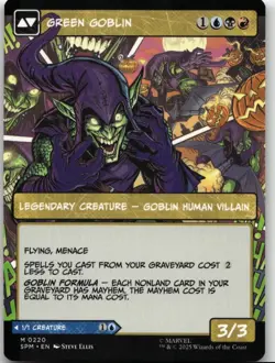 MTG: Norman Osborn (Borderless) - Marvel's Spider-Man #220 M Normal NM - Image 2