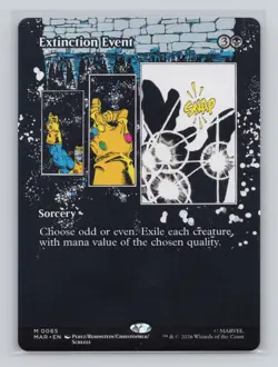 Extinction Event (Borderless) M Marvel Universe Eternal-Legal 65 NM - Image 1