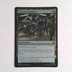 Training Regimen Foil 192 Marvel Super Heroes Magic the Gathering - Image 1
