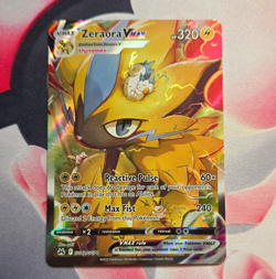 Pokemon TCG Zeraora VMAX GG42/GG70 Crown Zenith GG Ultra Rare Full Art Holo - Image 1