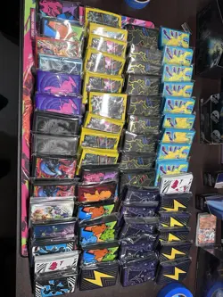 Pokemon TCG ETB Card Sleeves 65 ct - Lot of 59 - Crown Zenith Evolving Skies Etc - Image 1