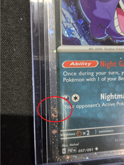 2024 Pokemon Gengar Trick or Trade 057/091 Cosmos Holo Edge Swirl NM - Image 2