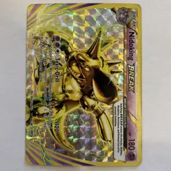 Nidoking BREAK XY Evolutions 46/108 Ultra Rare Holo Pokemon TCG MP - Image 1