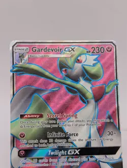 Pokemon Gardevoir GX 140/147 Ultra Rare Burning Shadows Full Art Holo LP ENGLISH - Image 2