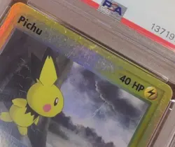 2003 Pokemon EX Sandstorm Pichu #20 PSA 7 - Rare Reverse Foil - Image 3