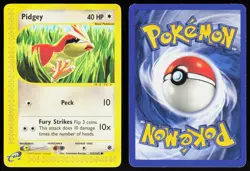 Pidgey 123/165 - Vintage Pokemon Expedition Base Set - Common - LP/MP - Image 3