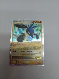 Pokemon TCG Lucario LV X Promo Holo Pokemon Promos Holo Promo SWIRL - Image 1