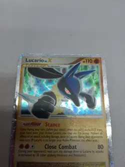 Pokemon TCG Lucario LV X Promo Holo Pokemon Promos Holo Promo SWIRL - Image 4