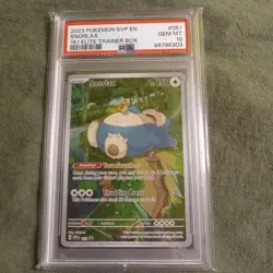 Pokemon Snorlax 151 ETB Black Star Promo #051 PSA GEM MINT 10 - Image 1